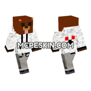 Rubius Dog Skin Minecraft Bedrock skin
