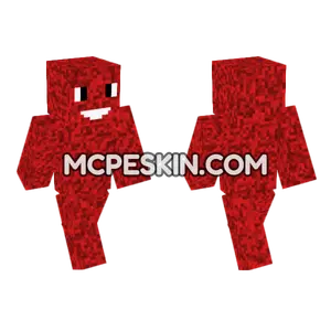 Ruby Guy Minecraft Bedrock skin