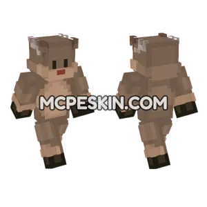 Rudolph The Reindeer Minecraft Bedrock skin