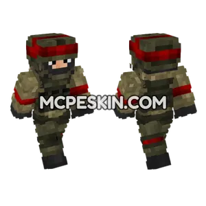 Russian Army Assault Troops Minecraft Bedrock skin