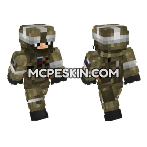 Russian Army Assault Troops Minecraft Bedrock skin