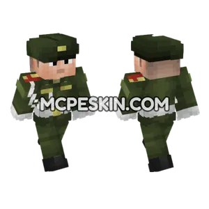 Russian Army Dress Uniform Minecraft Bedrock skin