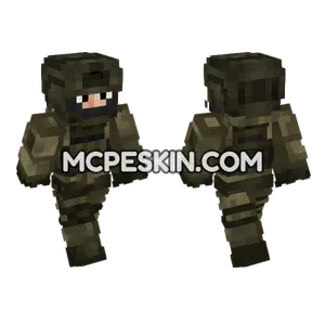 Russian Chechen Army Assault Troops Minecraft Bedrock skin