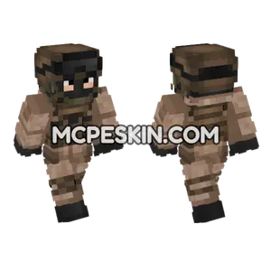 Russian Forces Desert V2 Minecraft Bedrock skin