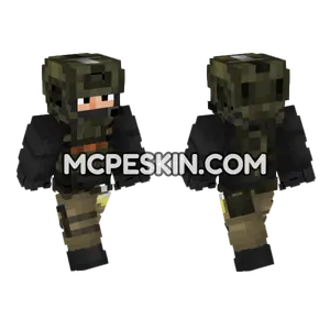 Russian Ground Forces Conscript Soldier Minecraft Bedrock skin