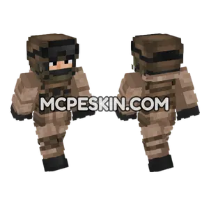 Russian Ground Forces Desert Minecraft Bedrock skin