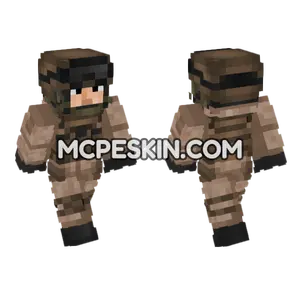 Russian Ground Forces Desert Minecraft Bedrock skin
