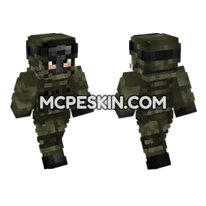 Russian Ground Forces Soldier Minecraft Bedrock skin