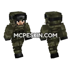 Russian Ground Forces Soldier Minecraft Bedrock skin