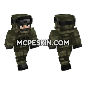 Russian Ground Forces Soldier Minecraft Bedrock skin