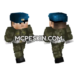 Russian VDV Dress Uniform Parade Minecraft Bedrock skin