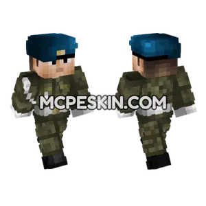 Russian VDV Parade Uniform Minecraft Bedrock skin