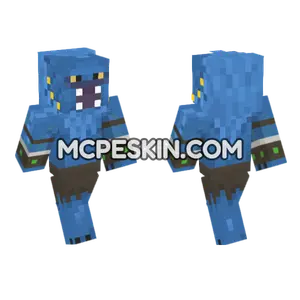 Sabrewulf Blue Monster Minecraft Bedrock skin