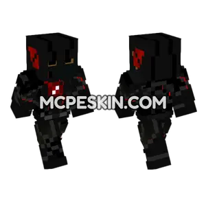 Sad Black Outfit Minecraft Bedrock skin