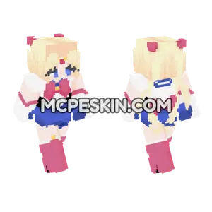 Sailor Moon Outfit Minecraft Bedrock skin