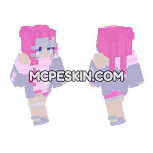 Sakura Girl Minecraft Bedrock skin