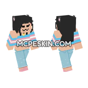 Sammy 5894103 Trans Pride Minecraft Bedrock skin