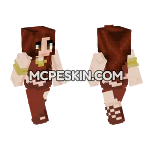 Sandra Minecraft Bedrock skin