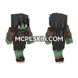 Sandra The Orc Minecraft Bedrock skin