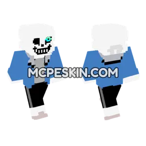 Sans Badtime Minecraft Bedrock skin