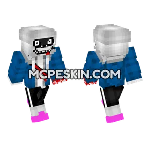 Sans Last Breath Phase 2 Minecraft Bedrock skin