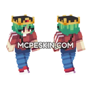 Sarah Alex Minecraft Bedrock skin