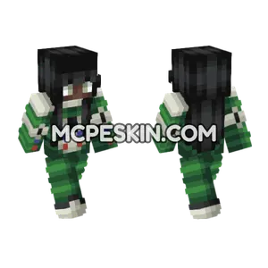 Sarah Green Outfit Minecraft Bedrock skin