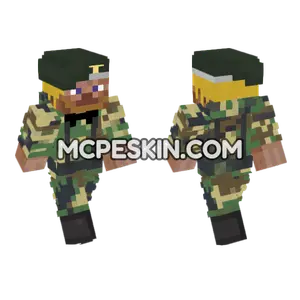 Sargelaw Camo Skin Minecraft Bedrock skin