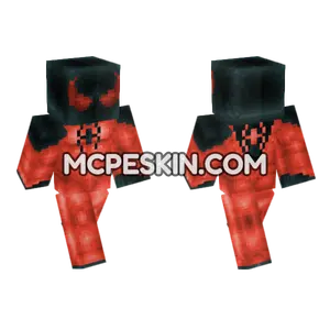Scarlet Spider Kaine Minecraft Bedrock skin