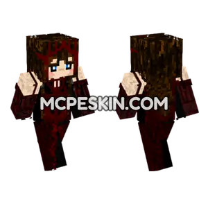 Scarlet Witch Skin Minecraft Bedrock skin