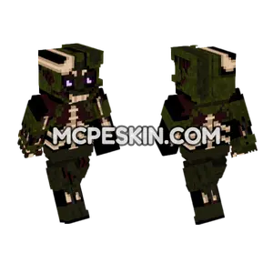 Scraptrap Edit Showbiz Minecraft Bedrock skin