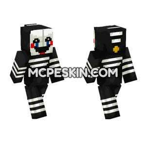 Security Puppet FNAF Minecraft Bedrock skin