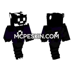Shadow Aqua Skin Minecraft Bedrock skin