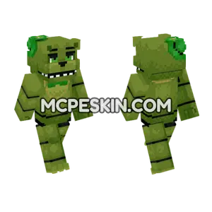 Shamrock Freddy FNAF AR Minecraft Bedrock skin