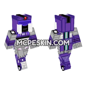 Shattered Glass Longarm Minecraft Bedrock skin