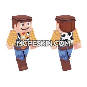 Sheriff Woody Minecraft Bedrock skin