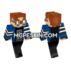 Sherman Peabody Polyphony FBI Minecraft Bedrock skin