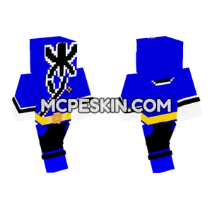 Shinken Blue Minecraft Bedrock skin