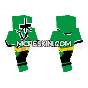 Shinken Green Minecraft Bedrock skin