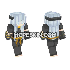 Shiro White Hair Minecraft Bedrock skin