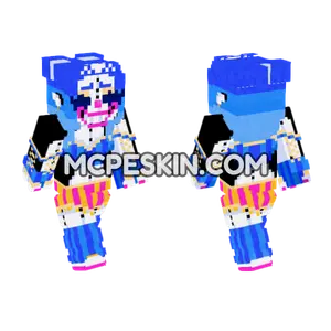 Showbiz Circus Ballora Minecraft Bedrock skin
