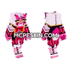 Showbiz Circus Funtime Foxy Minecraft Bedrock skin