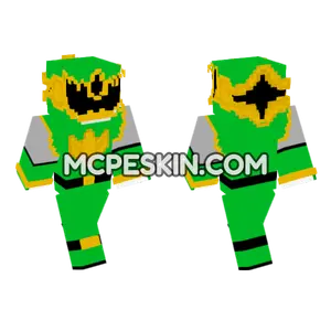 Shurikenger Fire Mode Minecraft Bedrock skin