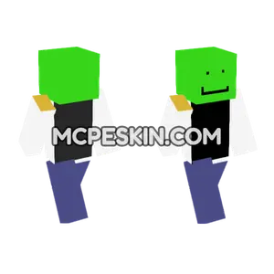 Silly Guy Golden Shoulder Minecraft Bedrock skin