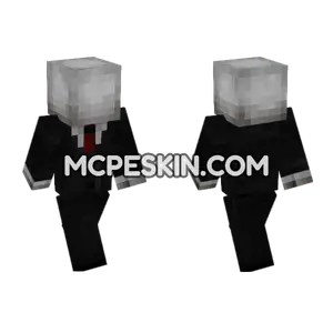 Skin14 Black Suit Minecraft Bedrock skin