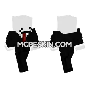 Skin19 Black Suit Minecraft Bedrock skin