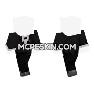 Skin24 Black Suit Minecraft Bedrock skin