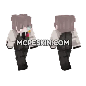 Skin27 Black Suit Minecraft Bedrock skin