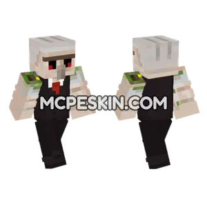 Skin35 Black Suit Minecraft Bedrock skin
