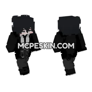 Skin5 Black Outfit Minecraft Bedrock skin